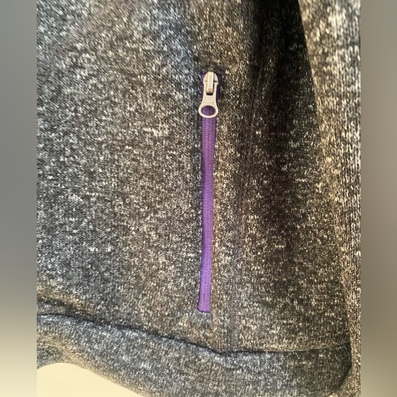 Women’s NFL Baltimore Ravens Zip Up Coat size XL Dark Gray & Purple - Picture 6 of 9